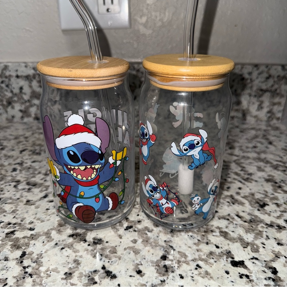 Disney Stitch Cute Coffee Cups Duo